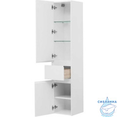 Пенал Aquanet Бруклин 35 см, белый глянец