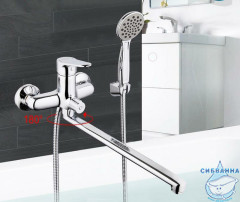 Смеситель для ванны Gappo G2236 с аксессуарами (хром)