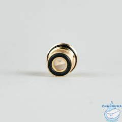 Кран-букса керамическая, 180°, 20 зубцов, G 1/2", M24, h=46 мм, IDDIS, 998CR461SM