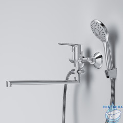 Смеситель для ванны AM.PM Gem  F90A90100 (хром)