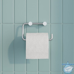 Держатель для туалетной бумаги без крышки, сплав металлов, Petite, сатин, IDDIS, PETSS00i43