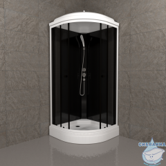 Душевая кабина Тритон Нова 88x88 профиль белый, стекло прозрачное Щ0000062583