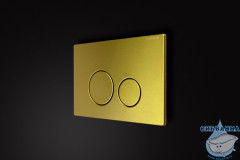 Кнопка смыва Charus Robusto FP.330.BG.05 брашированное золото