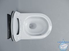 Унитаз подвесной безободковый Ceramicanova Voga CN4012T с сиденьем быстросъемным Soft Close (микролифт)