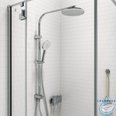 Душевой гарнитур с верхней лейкой, Swipe, IDDIS, SWI3F97i76