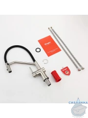 Смеситель для кухни Raglo R86.41.05 (сатин/черный)