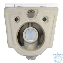 Унитаз подвесной безободковый Azario Uno AZ-2380 с сиденьем быстросъемным Soft Close (микролифт)