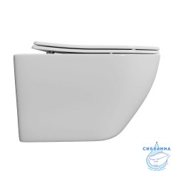 Унитаз подвесной безободковый  TONI ARTI Russi TA-1900T с сиденьем Soft Close (микролифт)