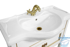 Тумба Roca America Evolution L 85 с раковиной America 85 молочный дуб