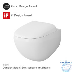 Унитаз подвесной безободковый AM.PM Sensation C301700WH (без сиденья) (белый глянец)