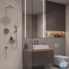 Кронштейн для верхнего душа Milardo Dale DALSB39M61