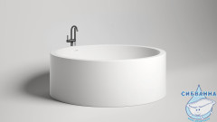 Ванна из искусственного камня Salini Isola 200x200 (материал S-Sense, белый матовый)