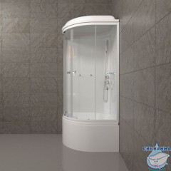 Душевая кабина Тритон Ультра Б 90x90 профиль белый, стекло прозрачное Щ0000061837