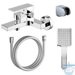 Смеситель для ванны Azario Eddie AZ-WQY238207C (хром)