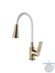 Смеситель кухни Frap F4462-3 (сатин золотой)
