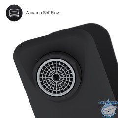 Смеситель для ванны  AM.PM X-Joy F85A10022 (черный матовый)