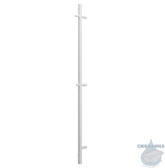 Полотенцесушитель электрический Terminus Uno 3х160 круглая (с возможностью скрытого подключения) (белый матовый)