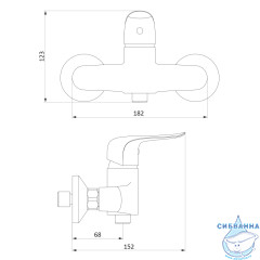 Смеситель для душа Damixa Palace Evo 2 322000000