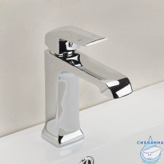 Смеситель для раковины Gappo G1050-8 (без донного клапана) (хром)