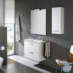 Тумба Roca Gap 80 с раковиной Roca Gap 80 белый матовый