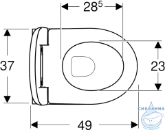 Инсталляция для унитаза Geberit Duofix Delta с кнопкой смыва Delta01 хром глянцевый,  с унитазом Geberit Renova Compact (с сиденьем Soft Close (микролифт)