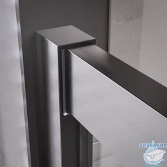 Душевое ограждение Veconi Premium Trento 100x80 профиль графит, стекло прозрачное PTC20-GR-10080-01-C4 (без поддона)