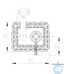 Встраиваемый смеситель с гигиеническим душем Lemark Jasmine LM6619ORB
