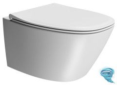 Унитаз подвесной GSI Modo 8415FR409 с сиденьем Soft Close (микролифт) (белый матовый)