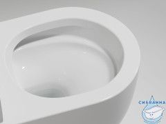 Унитаз подвесной безободковый Ceramicanova Modena  Rimless CN6063 с сиденьем быстросъемным Soft Close (микролифт)