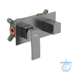 Встраиваемый смеситель для ванны Raglo R01.273.09 (графит)