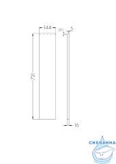 Фасад для тумбы Акватон Лондри 20 1A275001LHDY0