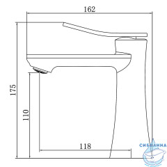 Смеситель для раковины Azario Escaro AZ-K1074MG (золото матовое)