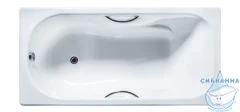 Чугунная ванна Универсал Сибирячка 150х75 с ножками и ручками
