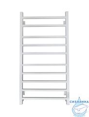 Полотенцесушитель электрический Санприз Квадро П10 50х100 (белый матовый) (подключение универсальное)