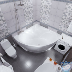 Акриловая ванна Тритон Сабина 160х160 с каркасом