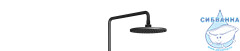 Душевая система Timo Beverly SX-1060/03 260 1 режим (черный матовый)
