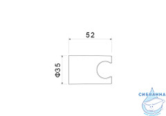 Держатель душа Aquatek AQ2404CR