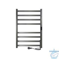 Полотенцесушитель электрический Indigo Oktava Slim (с таймером) 50х80 графит (с возможностью скрытого подключения, подключение R/L)