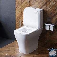 Унитаз напольный безободковый Damixa Titan с бачком и сиденьем Soft Close (микролифт) DX78C8600SC