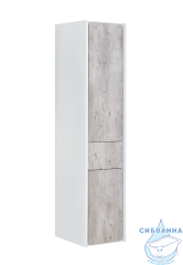 Шкаф-колонна Roca Ronda R бетон/белый