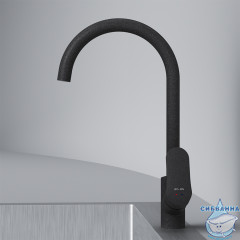 Смеситель для кухни AM.PM Like F8007122 (черный матовый)