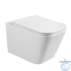 Унитаз подвесной Abber Rechteck AC1200 с сиденьем Soft Close (микролифт)
