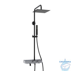 Душевая система Wasserkraft 250 1 режим A114.255.218.CB Thermo (хром/черный)