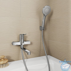 Смеситель для ванны Milardo Demi DEMSB02M02 (хром)