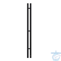 Полотенцесушитель электрический Terminus Duo круглый 9х120 (черный)