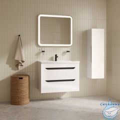 Тумба с умывальником, подвесная, 80 см, белый, Ray, IDDIS, RAY80W0i95K подходит умыв. 4078000i28