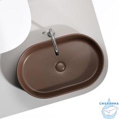  Раковина на столешницу 61 см Ceramicanova Element CN6048MDB (коричневый)