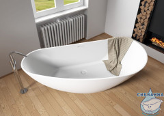 Ванна из искусственного камня Riho Granada 170х80 (белый)