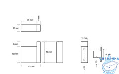 Крючок Bemeta Gamma 145804022