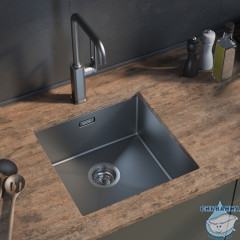 Кухонная мойка Iddis Edifice 44 EDI44G0i77 графит
